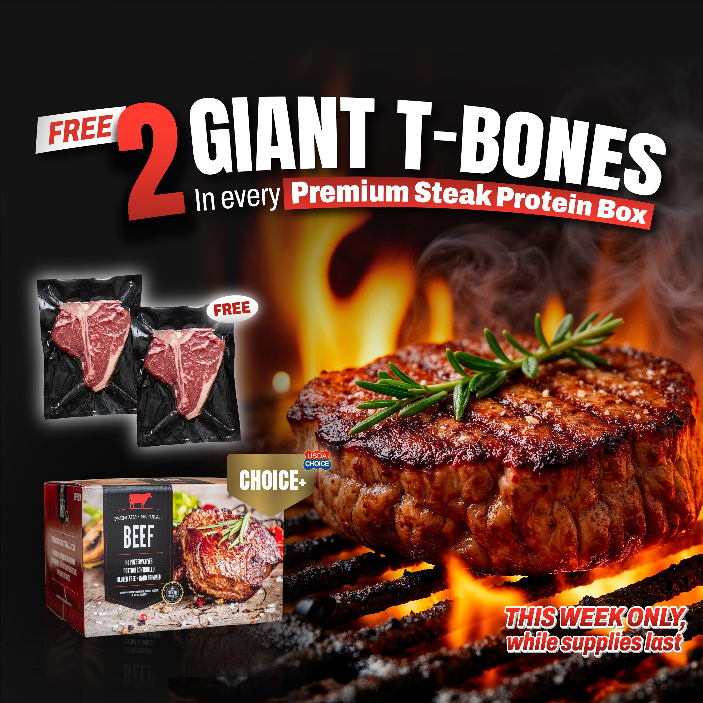 Hudson Co-Op Premium Steak Protein Bundle